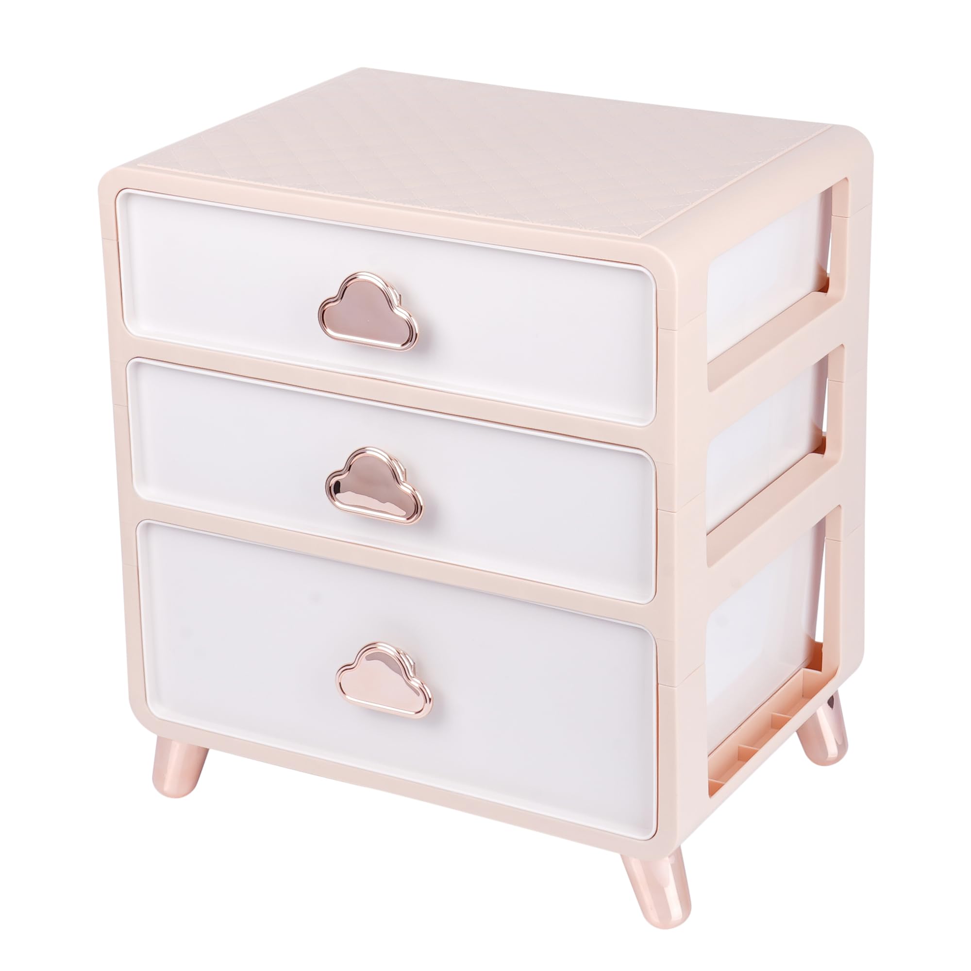 Amazon Brand - Umi Multipurpose Drawer Storage Box Multi Grid Closet Desktop Organizer for Clothing Undergarments Socks Tie Office Stationery Tool jewellery Makeup Bathroom Accessories - Pink