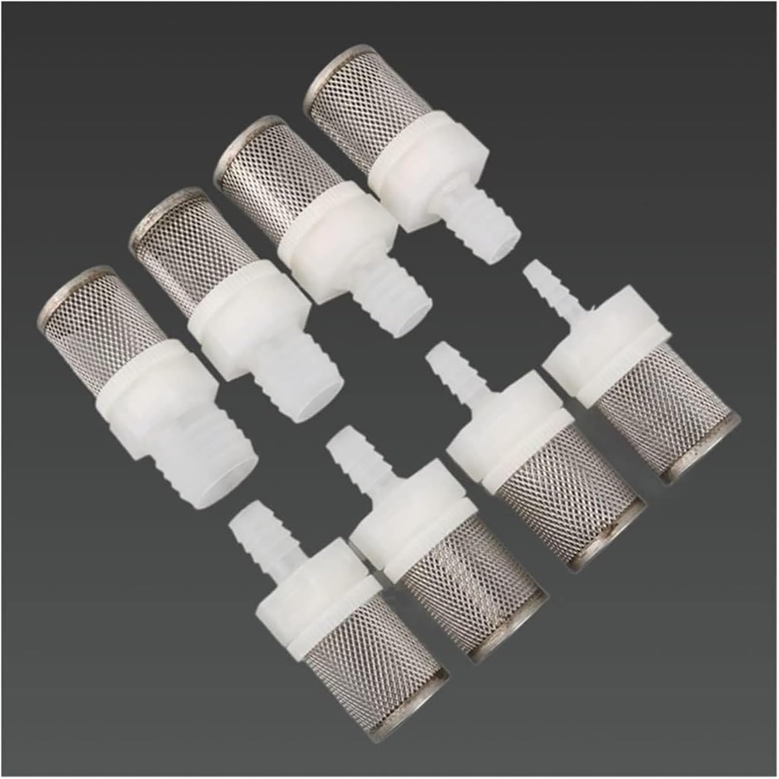 Filtro Flexible de Acero Inoxidable, Prefiltro de 4-20 mm de 3/4 de Pulgada de PP y SS for Bomba de Agua, hidrolimpiadora, jardín y Acuario(4mm)