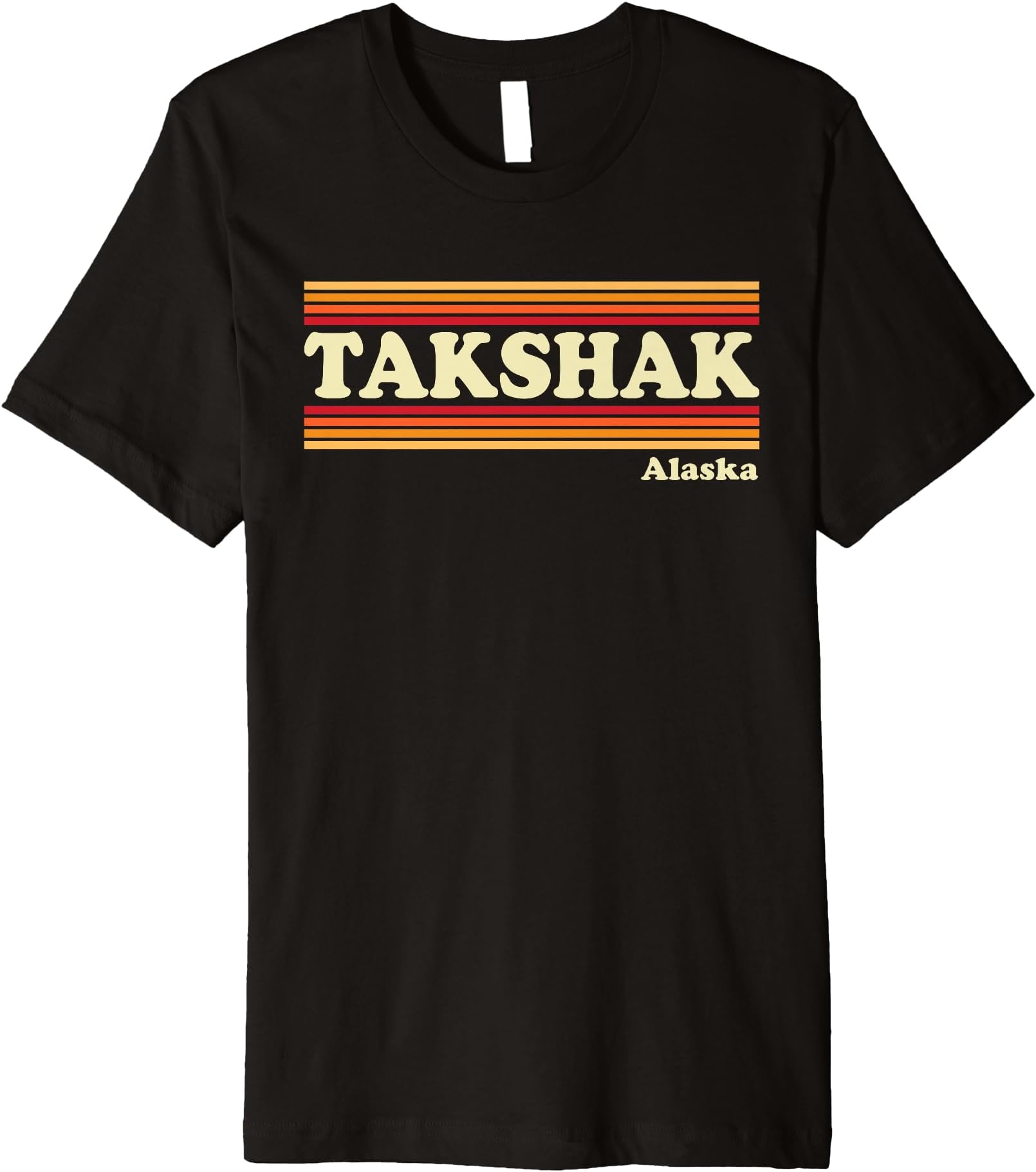 Vintage 1980s Graphic Style Takshak, Alaska Premium T-Shirt