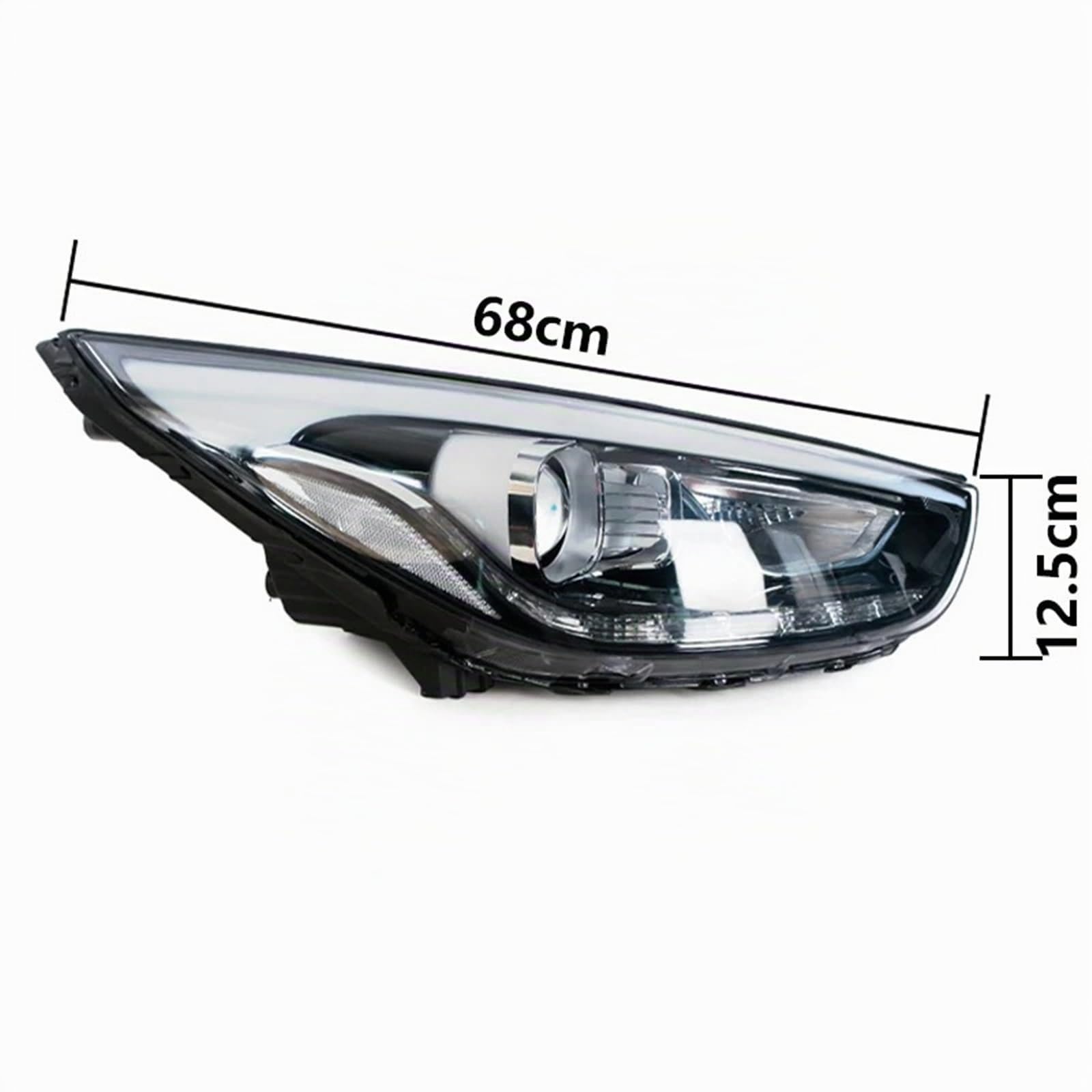 Faro Anteriore Per Hyundai Per Ix35 2009 2010 2011 2012 2013 2014 2015 2016 Paraurti Anteriore Gruppo Ottico Anteriore LED Accessori Per Auto Gruppo Fari Anteriori(Right 13-16 9 pin)
