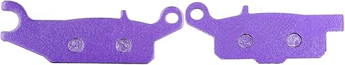 Miniatura 3 de SCITOO FA445 Pastillas de freno para Yamaha Grizzly 550 2009-2014 Pastillas de freno traseras de fibra de carbono