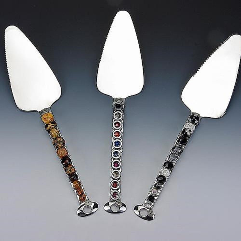 Stainless Steel Cake/Pie Server Wire Wrapped With Beads