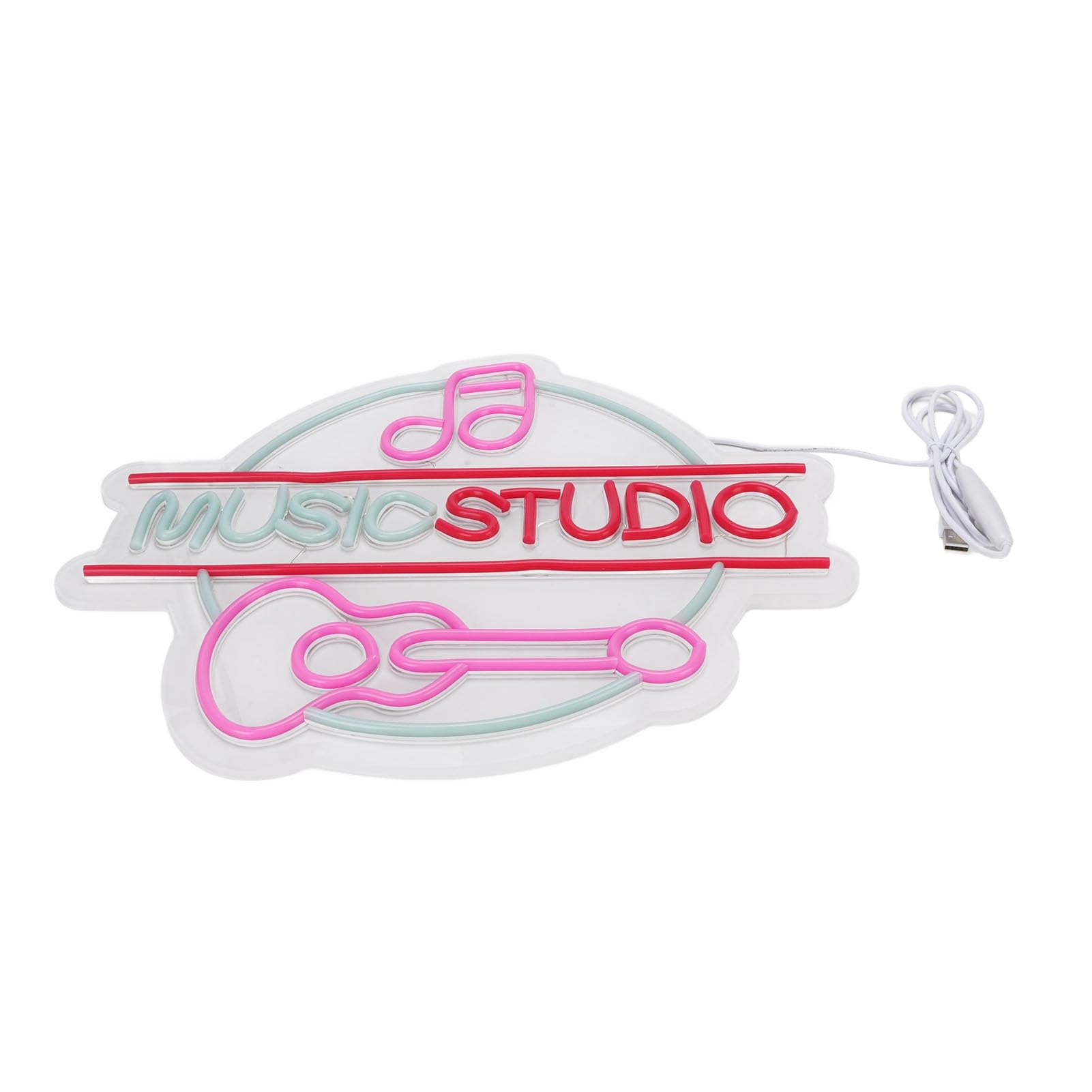 Music Studio Sign Dimmable Led Wall Decor Light For Live Concert Bar Dormitorio Rosa
