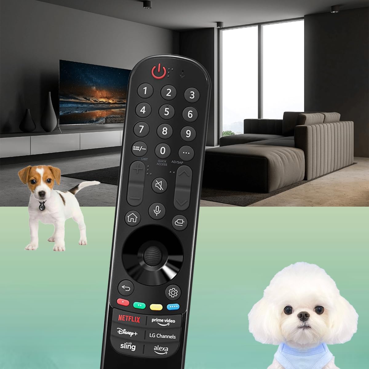 Telecomando Magic Voice di ricambio per LG OLED evo B4 C4 G4 Series UR340C Series UHD Commercial Smart TV OLED83C4PUA OLED55B4PUA OLED65B4PUA OLED77B4PUA 55UR340C9UD 75UR340C9UD 86UR340C9UD