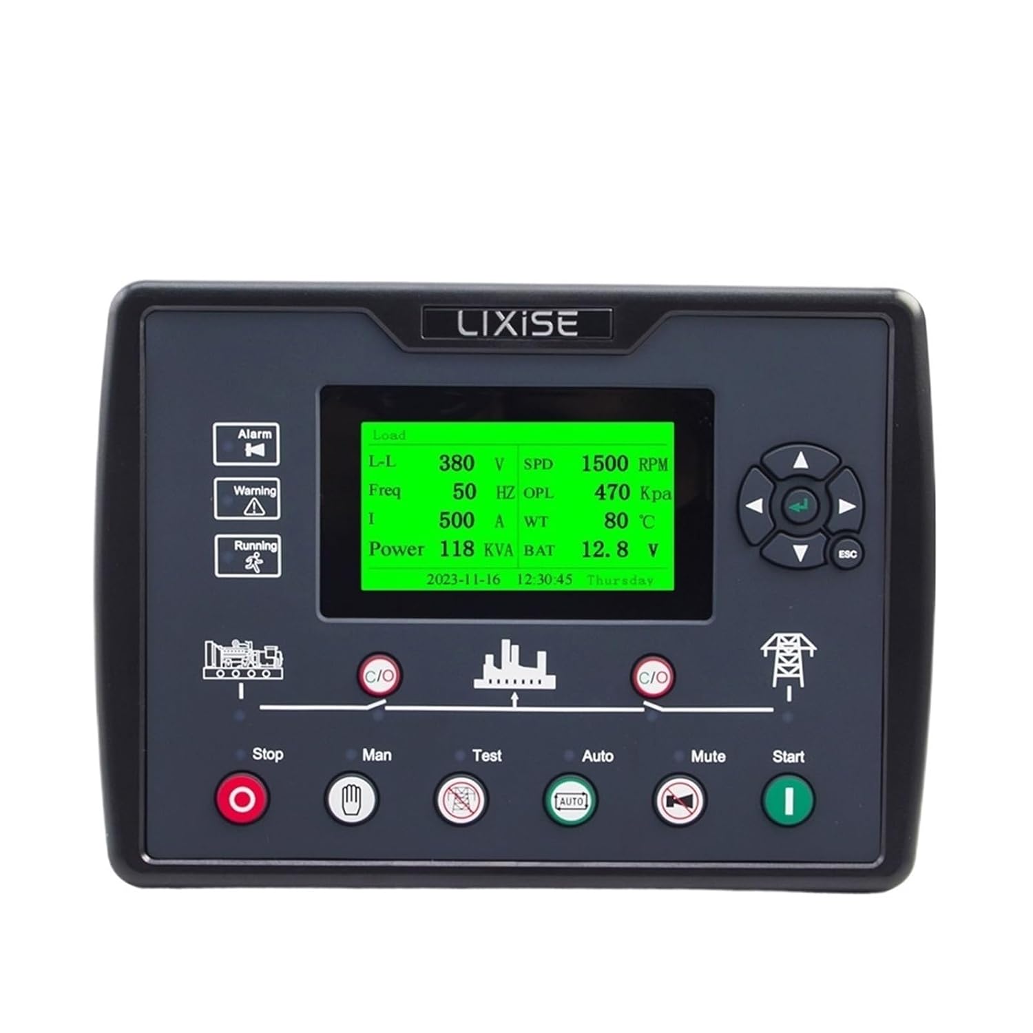 LXC6210 LXC6220 Generator Controller Auto Start Control Module USB Interface Circuit Board Genset Parts(LXC6220)