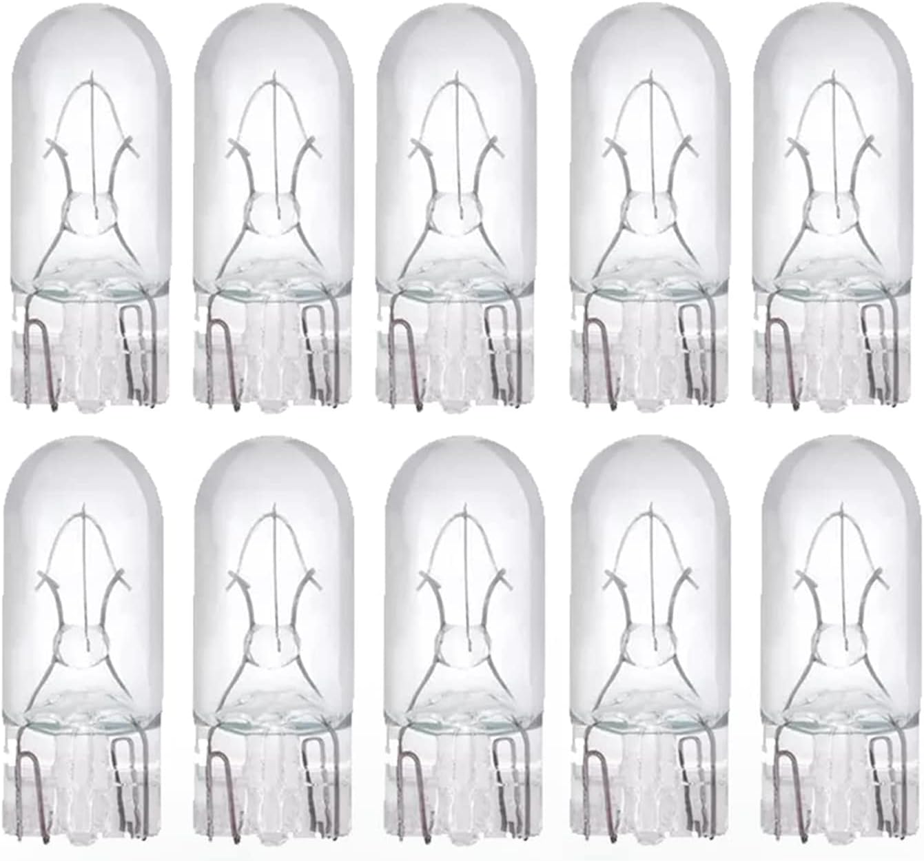 10PCS Spare Car Light Bulb Kits T10 Replacement Standard Interface Plug