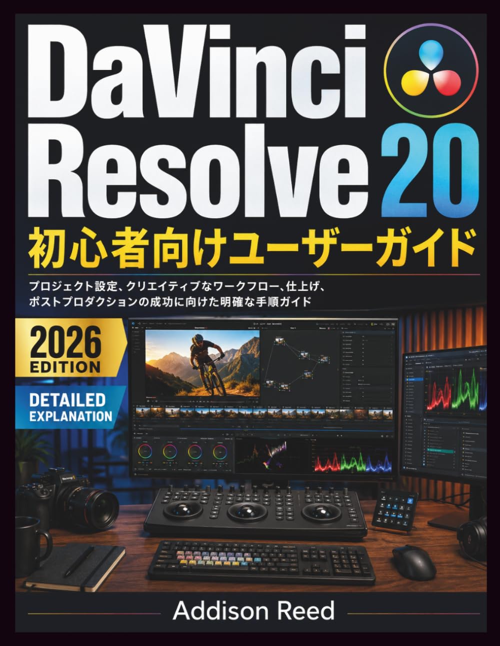 DaVinci Resolve 20 初心者向けユーザーガイド: プロジェクト設定、クリエイティブなワークフロー、仕上げ、ポストプロダクションの成功に向けた明確な手順ガイド