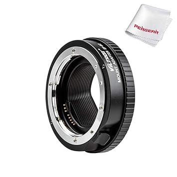 Viltrox EF-R2 Auto Focus Adjustment Lens Adapter Ring for Canon EF/EFS Seires Lenses to EOS R/RP Series Cameras with Pergear Cloth