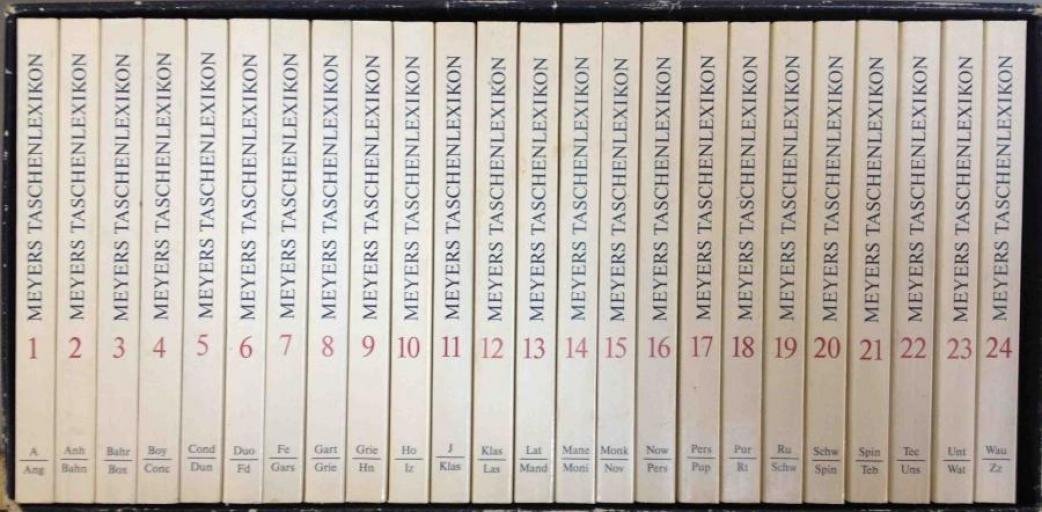 Meyers Grosses Taschenlexikon. 24 Bände.