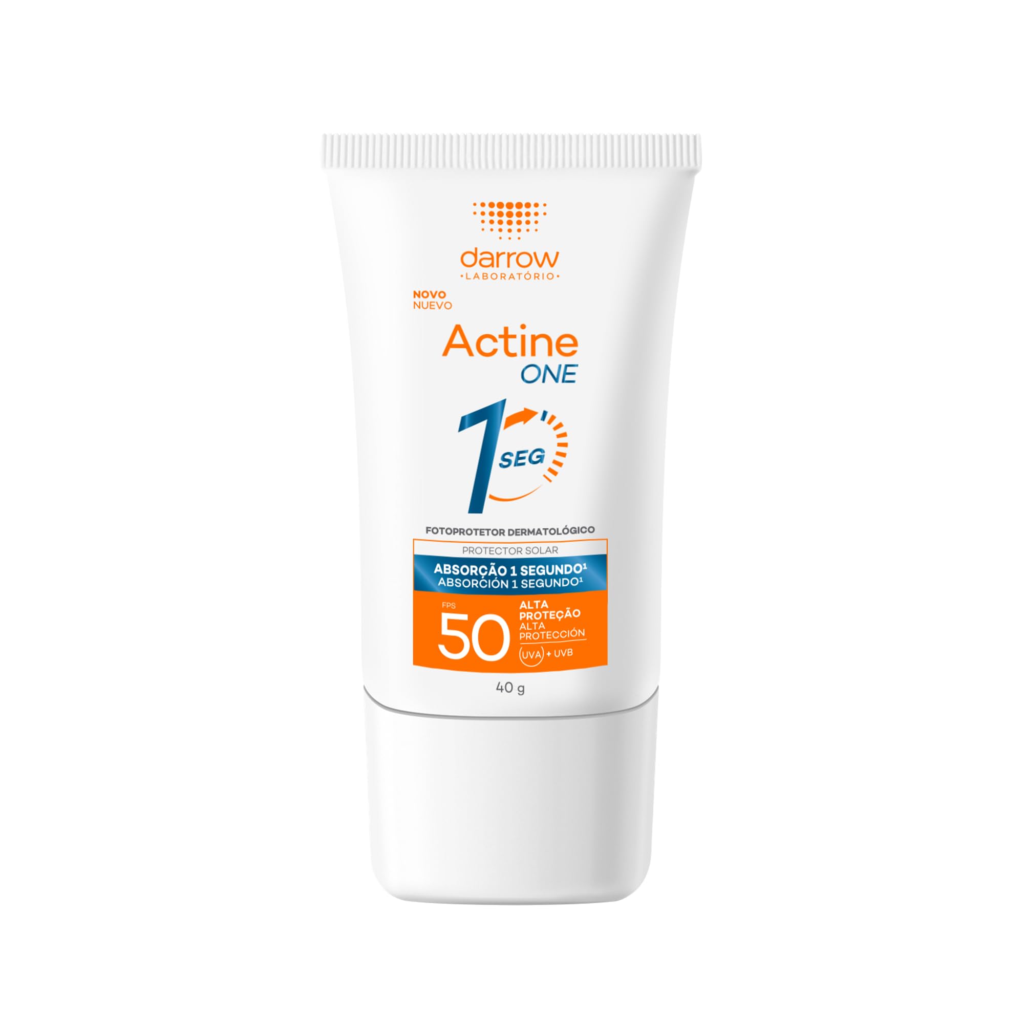 Darrow Actine One Protector Solar Facial Invisible FPS50 Acido Hialuronico