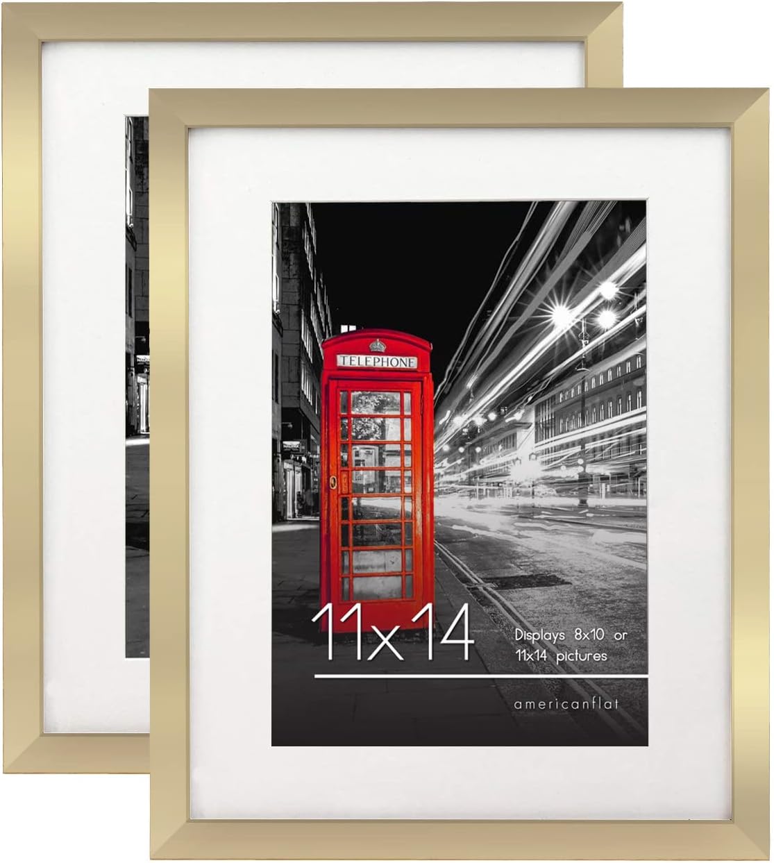 Americanflat 11x14 Picture Frame with ShatterResistant