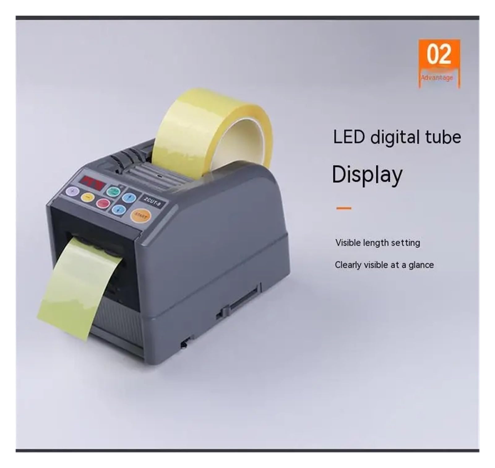Automatyczny dozownik taśmy elektrycznej, obcinacz kleju do opakowań Przezroczysty papier samoprzylepny Maszyna do cięcia taśmy elektrycznej odpowiednia do pakowania w magazynie