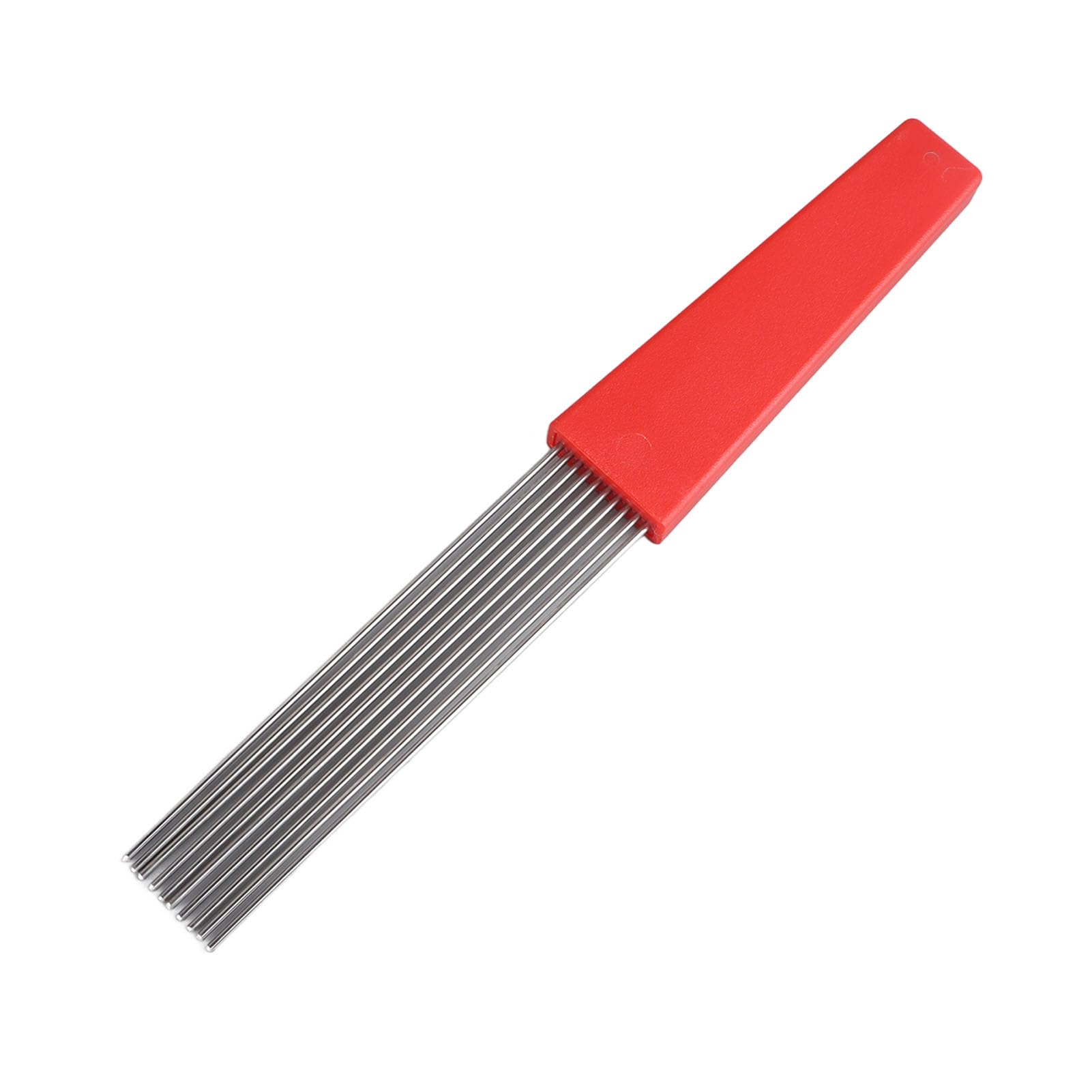 Grattoir à Brosse Guiro, Poignée Facile à Saisir, Grattoir à Percussion Portable en Plastique, Multifonction en Acier Inoxydable pour Fête