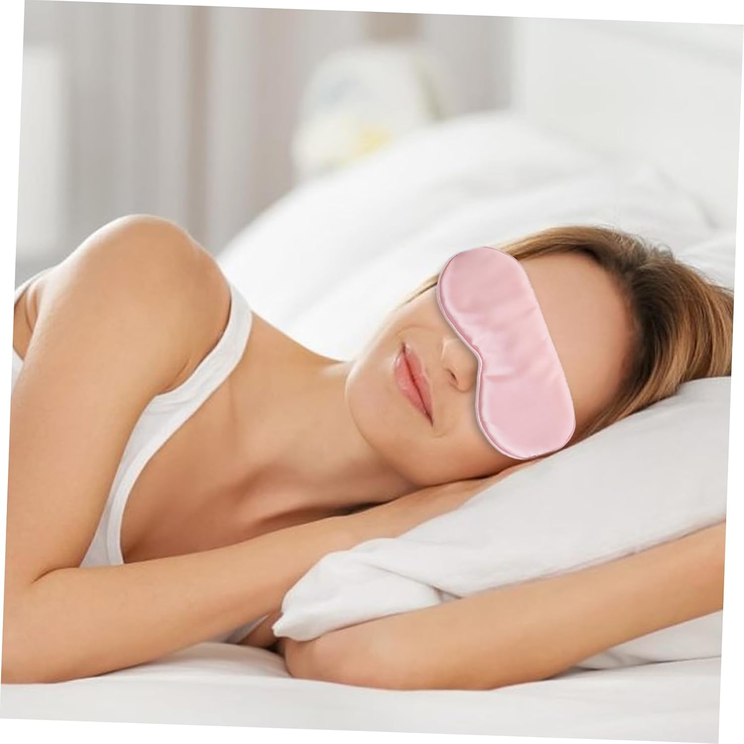 2Pcs Eye Mask Dual Sided Sleep Masks for Light Blocking Portable Eye Cover for Women and Men for Home and Office Use