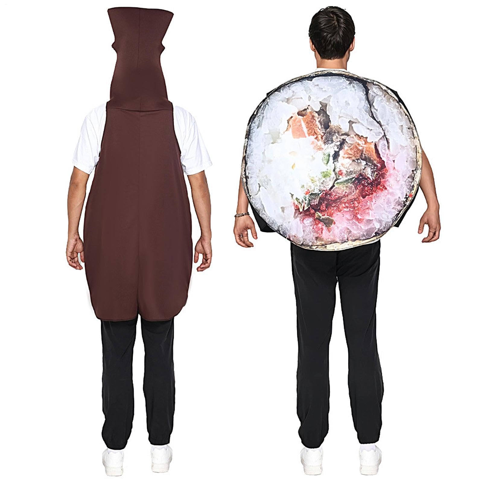 Kostium Cosplay Sushi Łatwe do założenia imprezowe akcesoria odzieżowe | Ubranie cosplay w sosu sojowego Na Halloween, Karnawał, Spotkania Rodzinne Oraz Festiwale