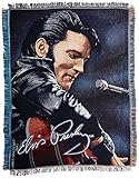 Northwest Elvis Woven Tapestry Throw Blanket, 48