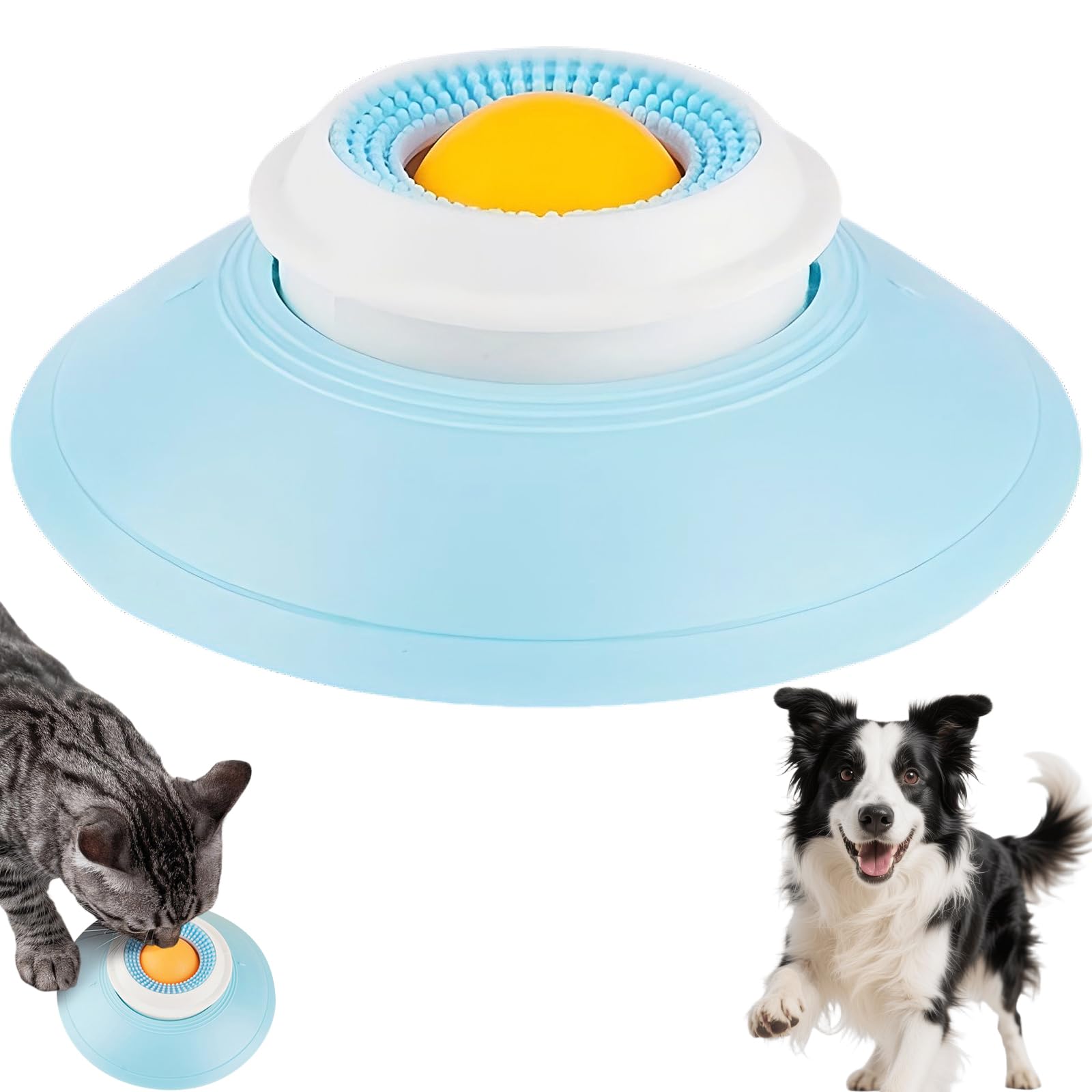 2026 Pet Lick Mat Bowl, Interactive Pet Lick Toy & Slow Feeder Bowl, Dog Licking Treat Feeding Mat Bowl for Anxiety Relief & Boredom Reducer, Non-Slip Pet Enrichment Toy for Small Breeds