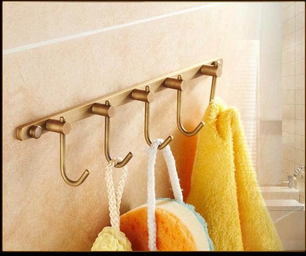 Juegos de Accesorios de baño con Base Tallada de cerámica Antigua, Productos de baño cepillados, Juegos de Accesorios de baño de Bronce y Cobre, ER