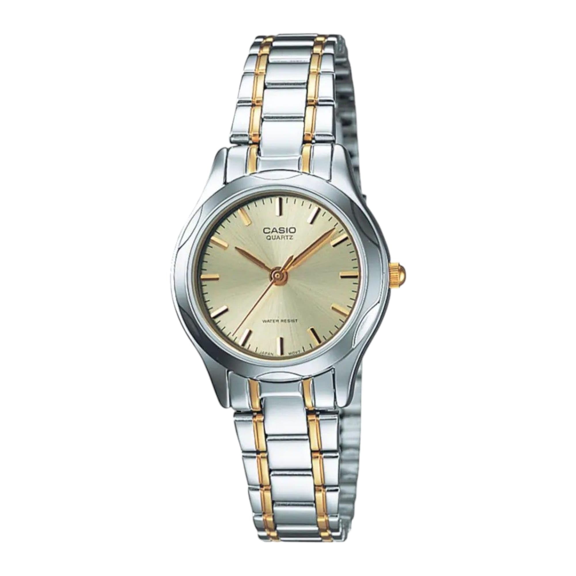 Casio LTP-​1275SG-​9ADF - Orologio da polso da donna, cinturino in acciaio inox