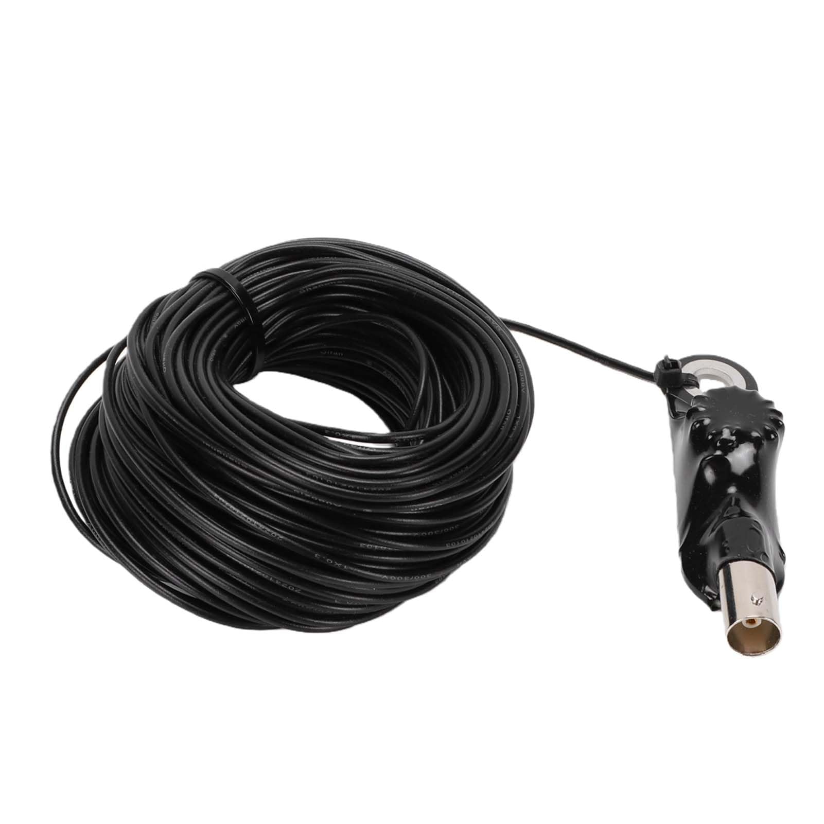 LICAEVEY Antena HF de Bolsillo 1 30MHz 65.6FT Antena de Carrete de Corta Portátil, Carrete Manual Compacto, Amplia Cobertura de Frecuencia, Metal Resistente