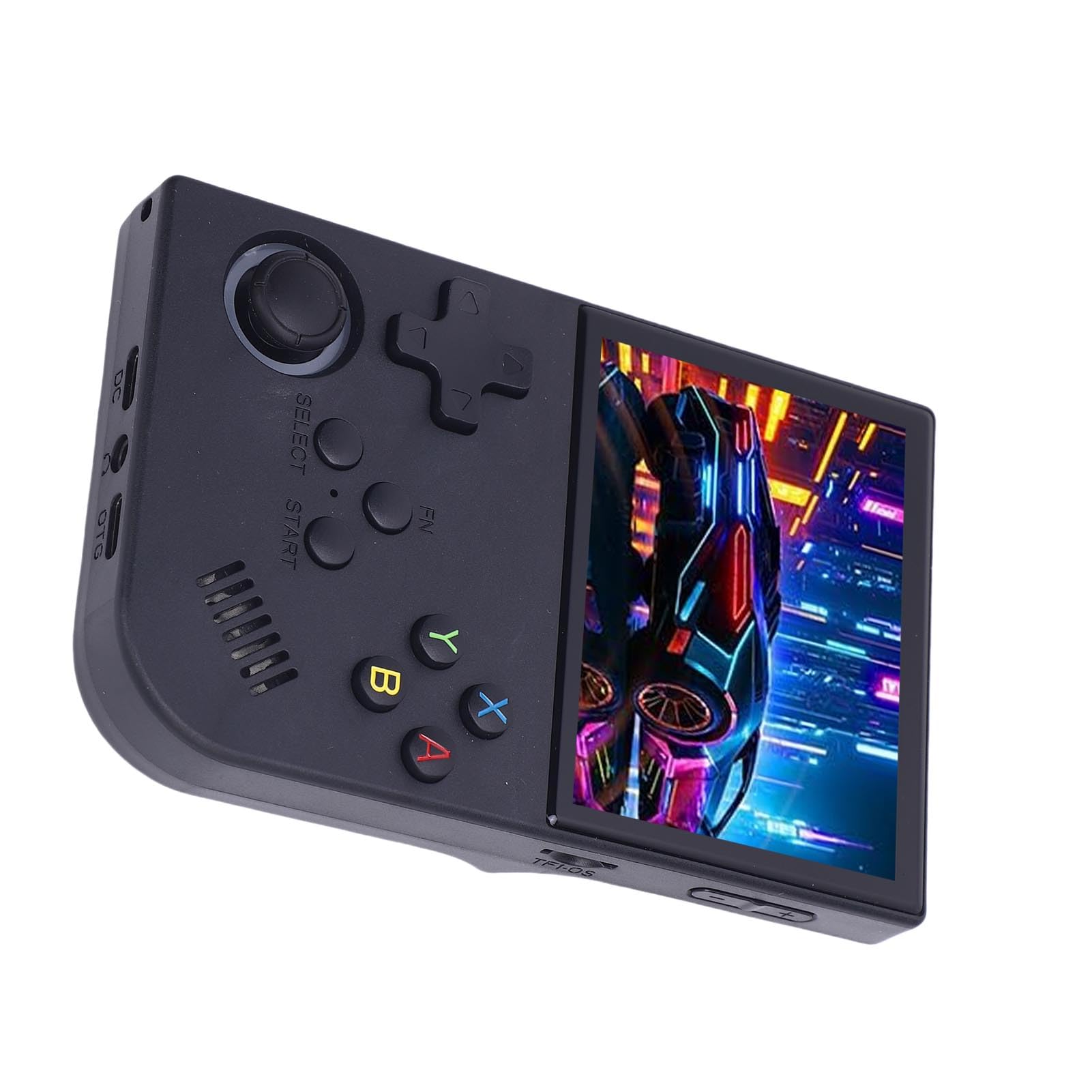 Hamwesh Console di Gioco Portatile, 3,5 Pollici 640x480 RK3326 , Emulatore Portatile retrò, Console di Gioco con Batteria da 3500 MAh, 8 Ore di Riproduzione, 30 Emulatori per Casa o Viaggio (128G)