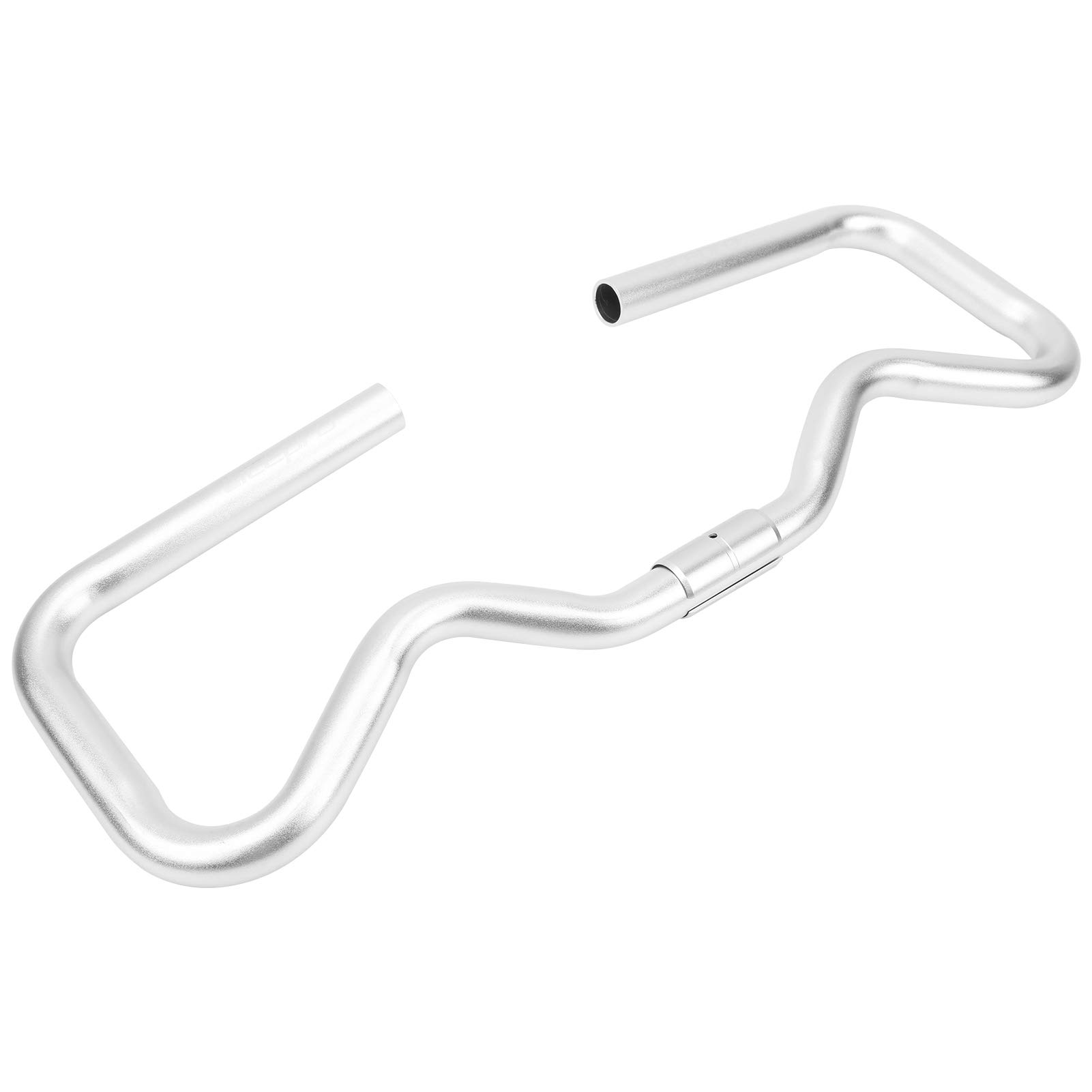 Vgeby Fahrrad Drop Lenker, 25,4X490Mm Ultraleichte Aluminiumlegierung Klapplenker Rennrad Umbau P Lenker(Silber-) Fahrräder Und Ersatzteile Fahrräder 