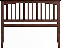 Vista 89 de AFI, Mission - Cabecero de madera maciza individual con cargador acoplable, color gris