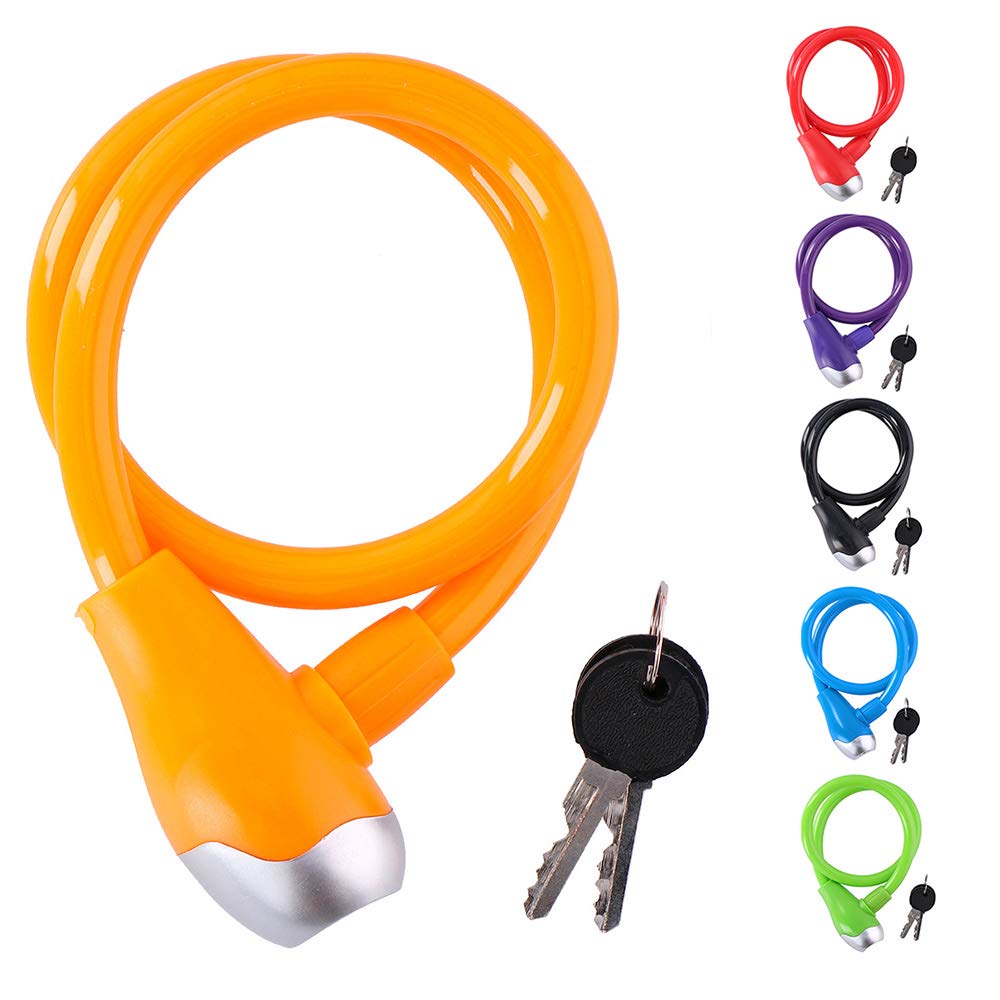Dunlop Cable Lock D12 mm 65 cm, Multicoloured