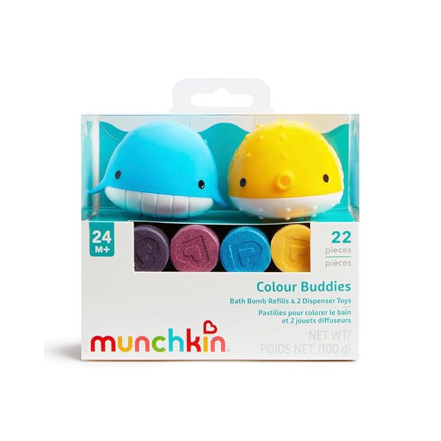Foto 6 de 8 de Munchkin Conjunto Bomba Baño Color Amigos Bebé