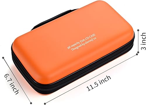 Miniatura 44 de Funda para DVD, estuche de CD EVA, organizador de almacenamiento, portátil, protector de DVD, soporte para billetera para coche