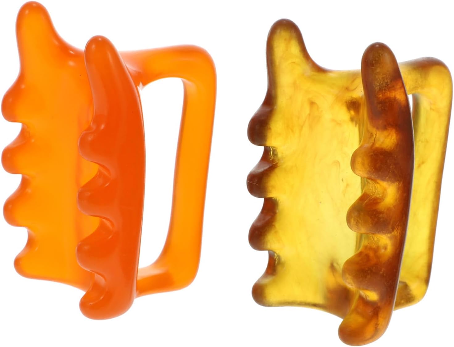 1Set Resin Back and Shoulder Massagers Practical Body Massage Tools for Acupoint Pressure Relief Durable Beeswax Material for Relaxation and Circulation