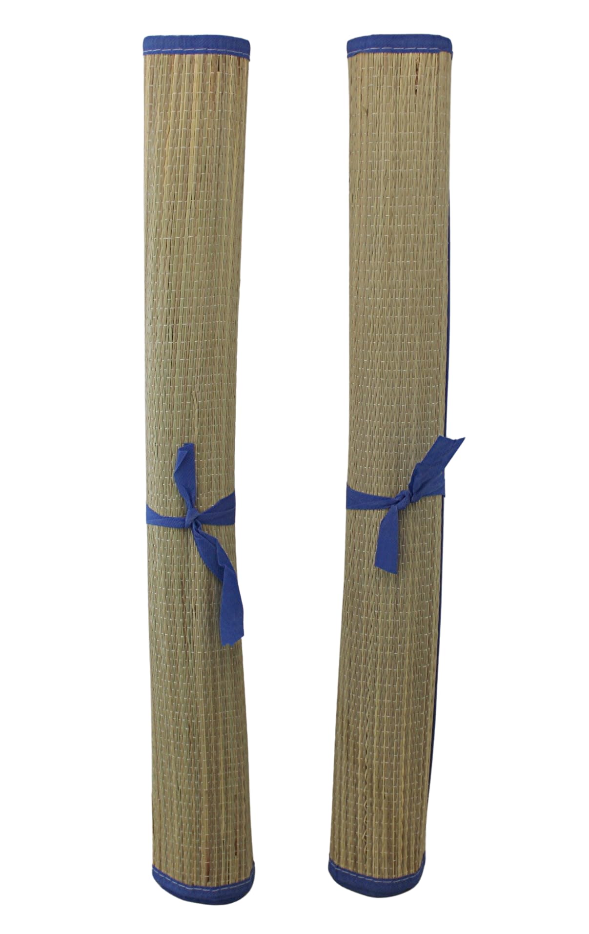 Set of 2 Natural Straw Beach Mats 24" x 72" - Multi-Purpose, Portable & Eco-Friendly - Perfect for Yoga, Picnics, Camping Festivals & Outdoor Activities …