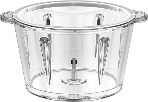 Miniatura 3 de GANIZA Procesadores de alimentos, picadora eléctrica con picadora de carne y picadora de verduras, 3 cuencos con potente motor de cobre, incluye 2