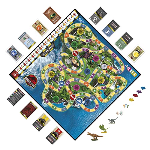 Hasbro Gaming Game of Life Jurassic Park, Multicolored - Image 2
