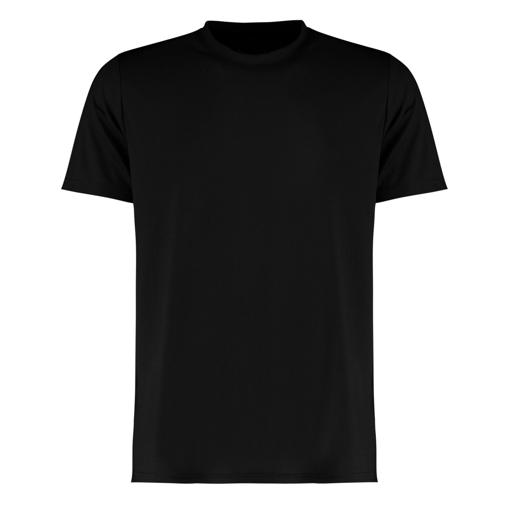 Kustom Kit Mens Short Sleeve T-Shirt, Black, Large. KK555