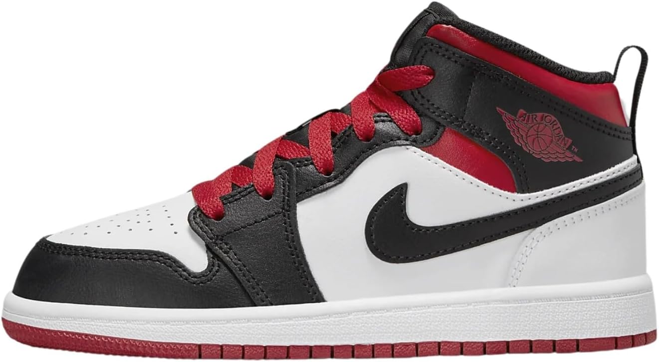 high top jordan 1 red and white