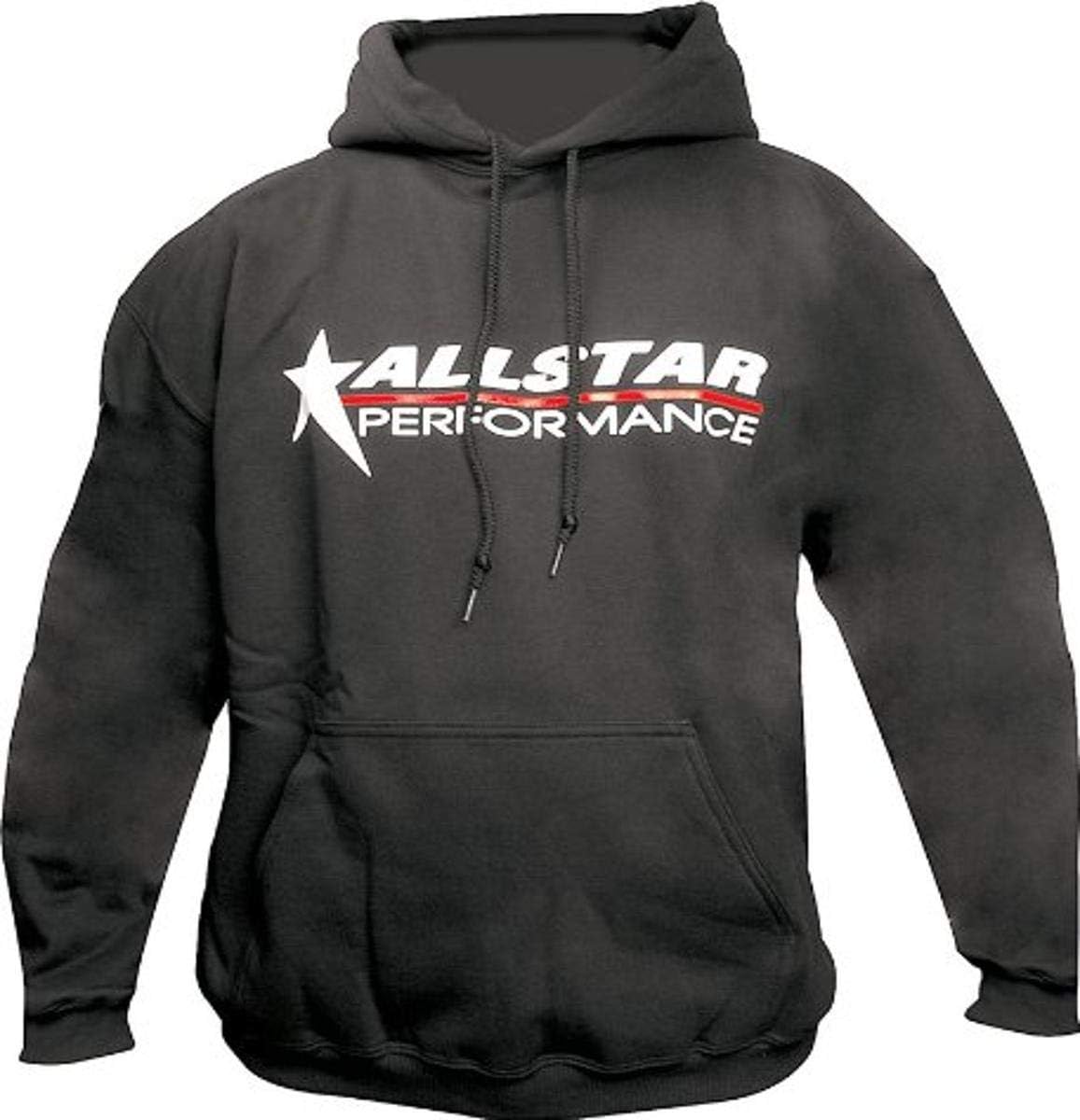 Allstar Performance ALL99913XL Black X-Large Embroidered Hooded Sweatshirt with Large Logo across the Chest