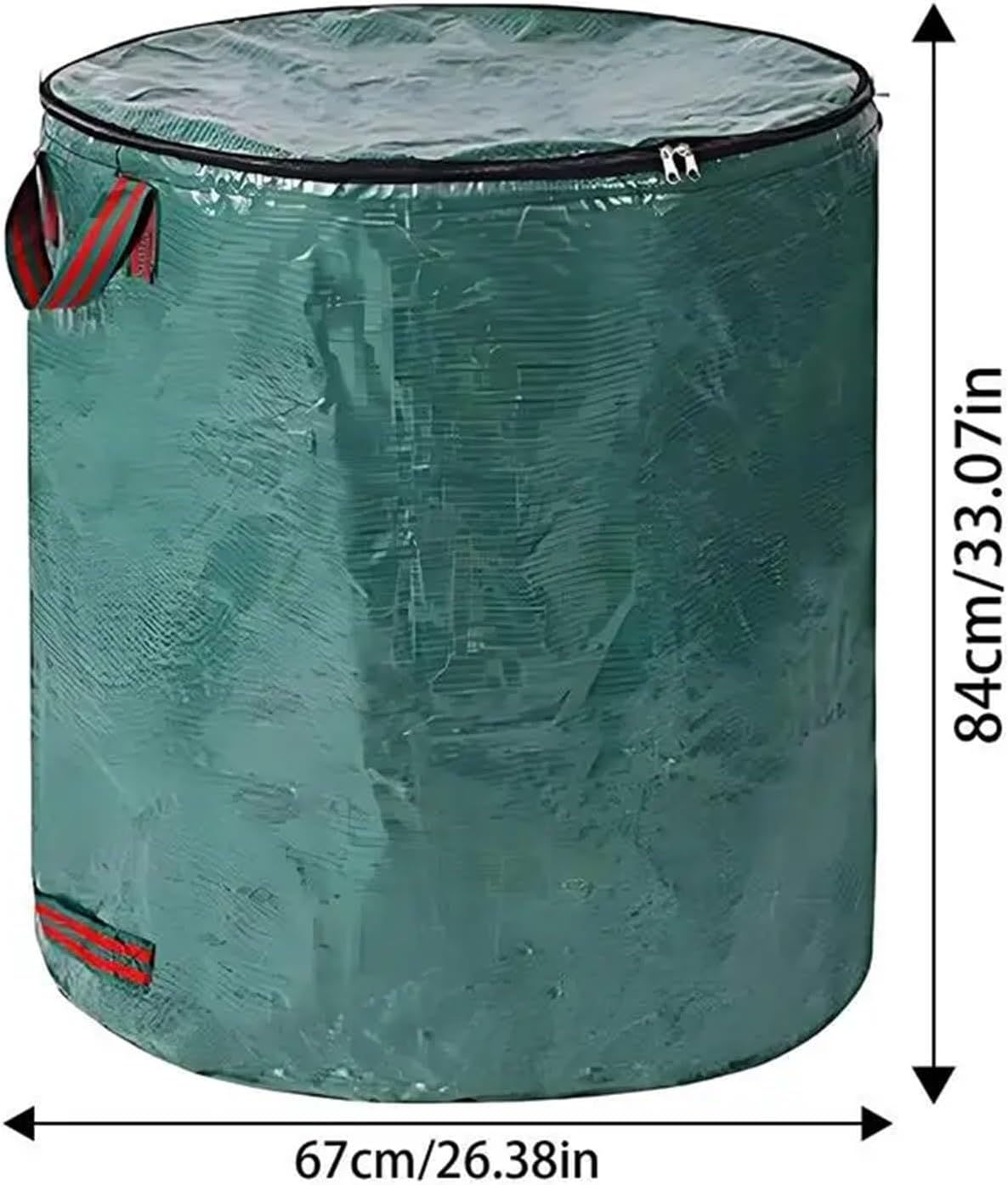 Reusable Yard Waste Bags Heavy Duty Garden Foldable Leaves Collection Container With Reinforced Handles For Lawn(72 Gallon)