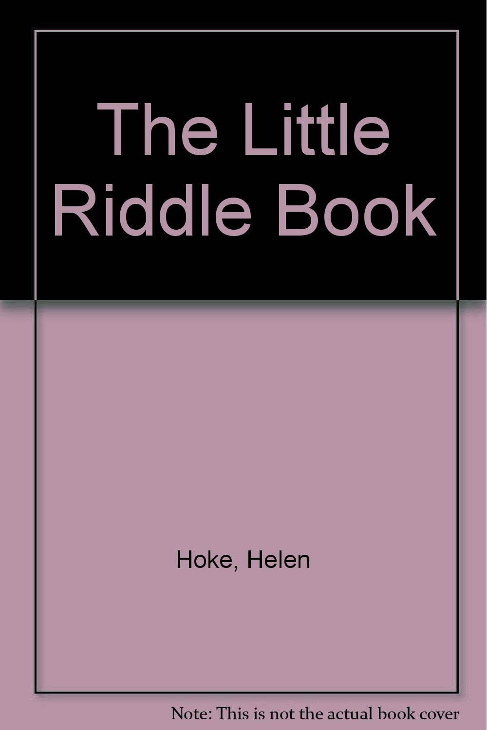 The Little Riddle Book: Hoke, Helen, Brychta, J.: 9780851665313: Amazon ...