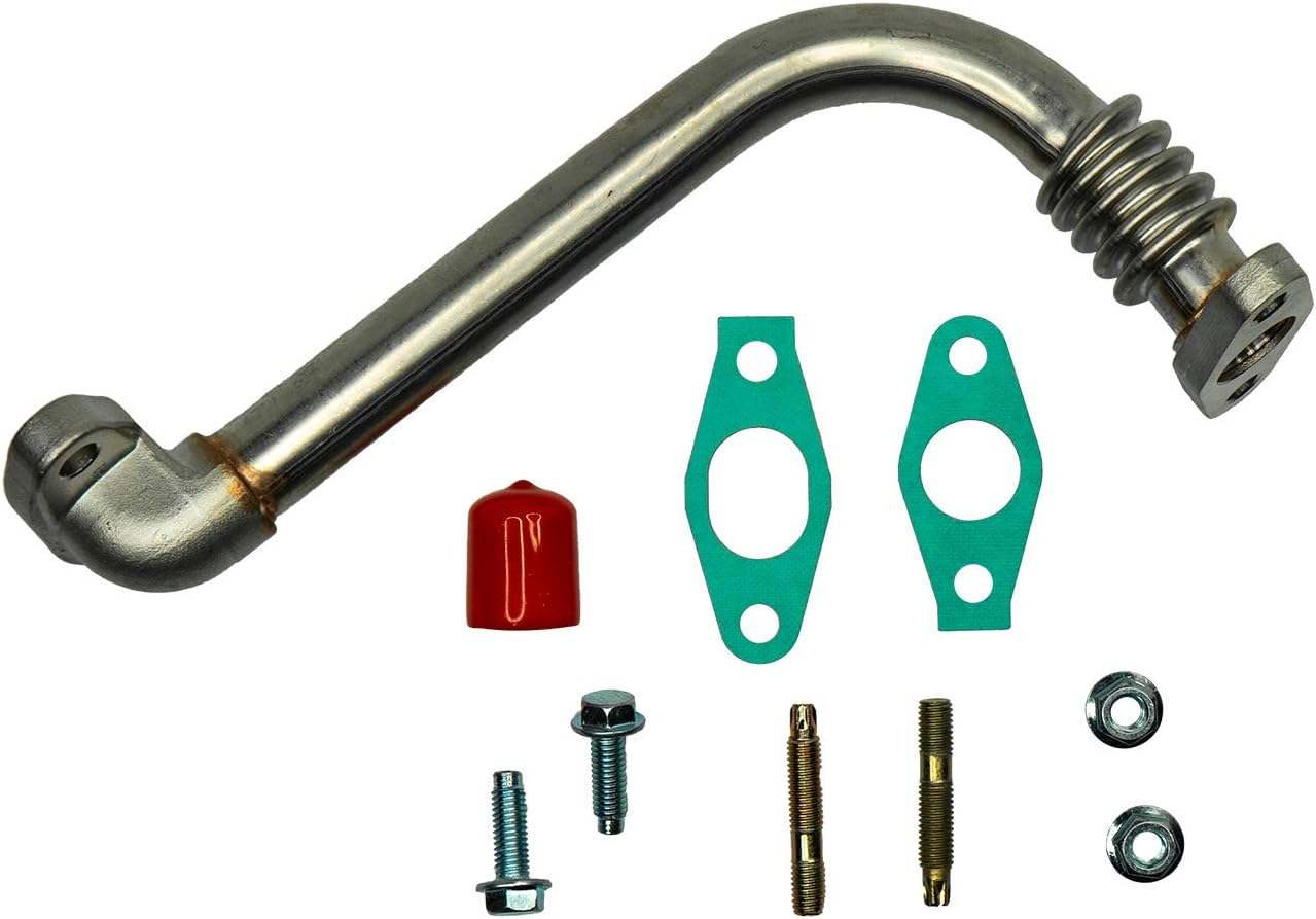 Edelmann 1027 Turbo Oil Line Kit - for 2010-05 Chevrolet Express/GMC Savana, 10-04 Chevrolet Silverado/GMC Sierra / C4500 / C5500; V-8 6.6 L DIESEL ENG.