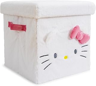 12 Hello Kitty Bedroom Ideas for Cute Playful Themed Charm 76 Ukonic Sanrio Hello Kitty 13 x 13 Inch Plush Storage Cube