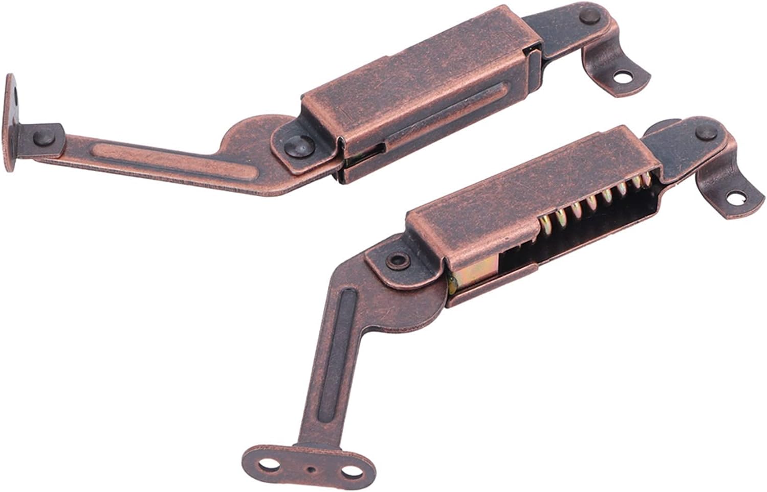 Iron Spring Lid Hinge Safety Cabinet Box Spring Support Hardware Home Office Workshop (Long arm), NIZUUONEevyxcmdb3q-12
