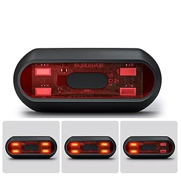 Universal Helmet Light/LED With 3 Modes of Flashing | Blinking | Strobe | Rear Warning Red Safety Night Riding Light with USB Charging Cable