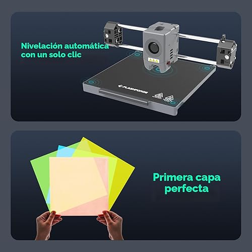 Miniatura 4 de FLASHFORGE Adventurer 5M Pro Impresora 3D con sistema de impresión automática de 1 clic, 23.622 ins de alta velocidad, boquilla desmontable rápida a