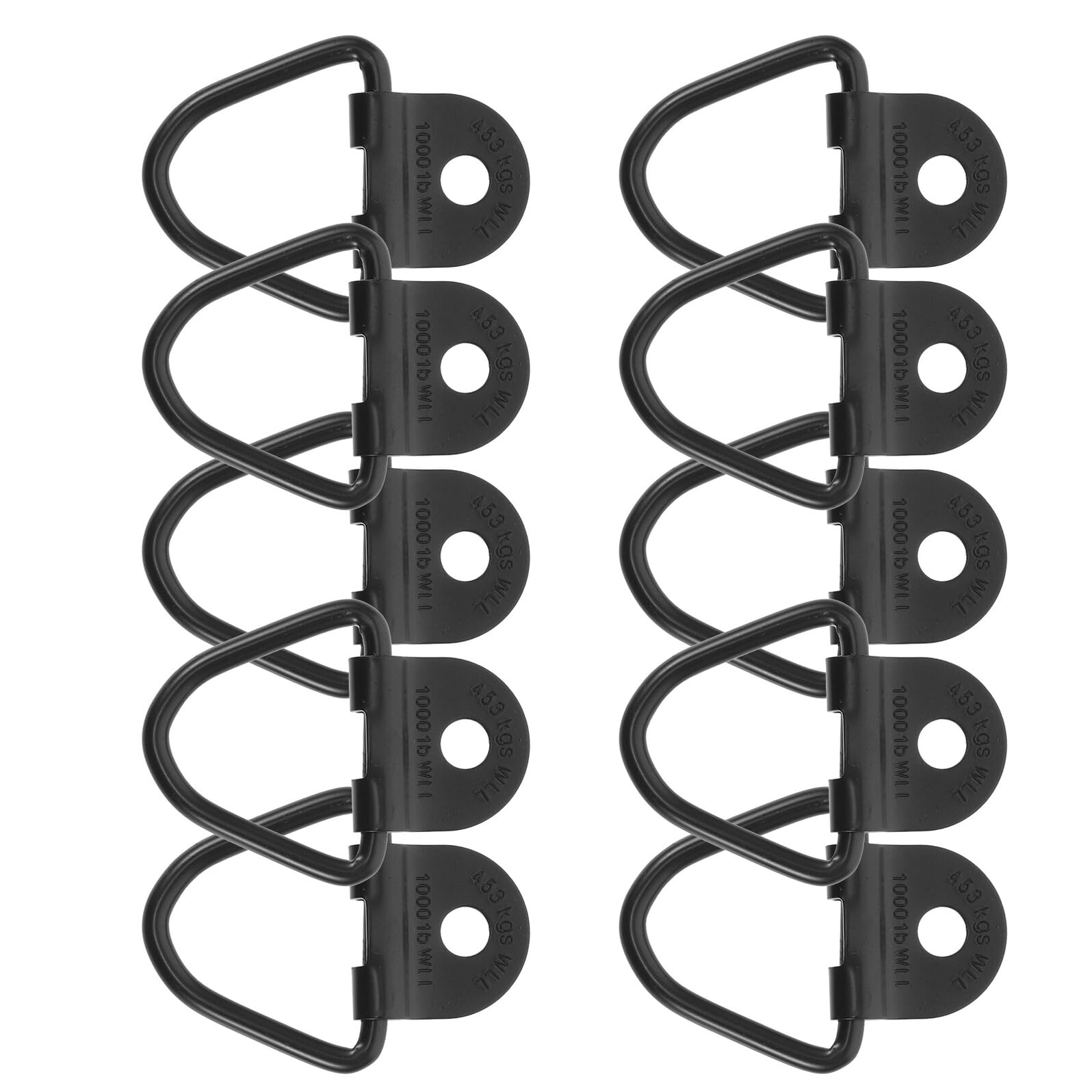 Kit De 10 Ganchos De Enganche Para Remolque Con Anillo De Anclaje Anillo En D De Seguridad Para Remolque Punto De Anclaje De Carga Empotrado