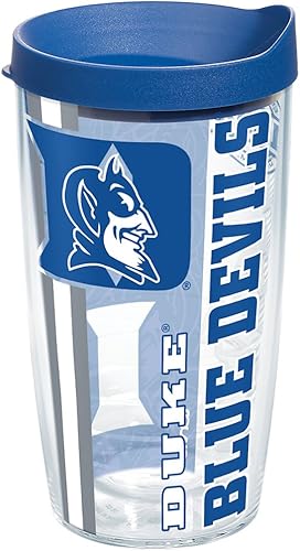 Tervis Hecho en Estados Unidos - Vaso aislado de doble pared Duke University Blue Devils mantiene las bebidas frías y calientes 16 onzas tradición