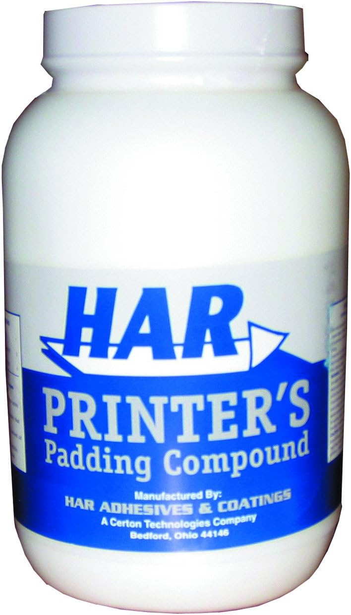 HAR Padding Compound White for Making Note Pads - Gallon