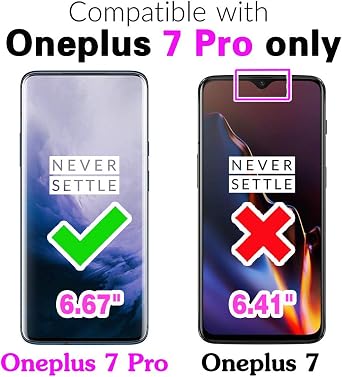 Asuwish Flip Wallet Phone Case for OnePlus 7 Pro with Screen Protector Magnetic Closure Folio Cover Credit Card Holder Slot Stand OnePlus7Pro 5G One Plus 1+7 1Plus OnePlus7 7Pro One+ 1 + Seven Red