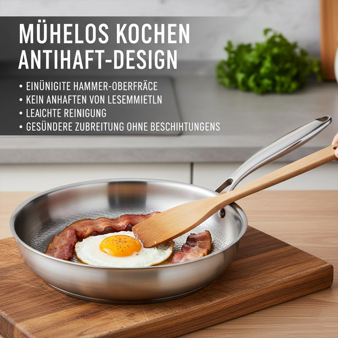 2026 New Kovali Titan Bratpfanne, Titan Pfanne Unbeschichtet, 24/26/28/30/32 Cm Titans Premium Pfanne, Scratch-Resistant, Suitable For Induction, Gas, Electric, Oven-Safe (Not Deckel,28CM)