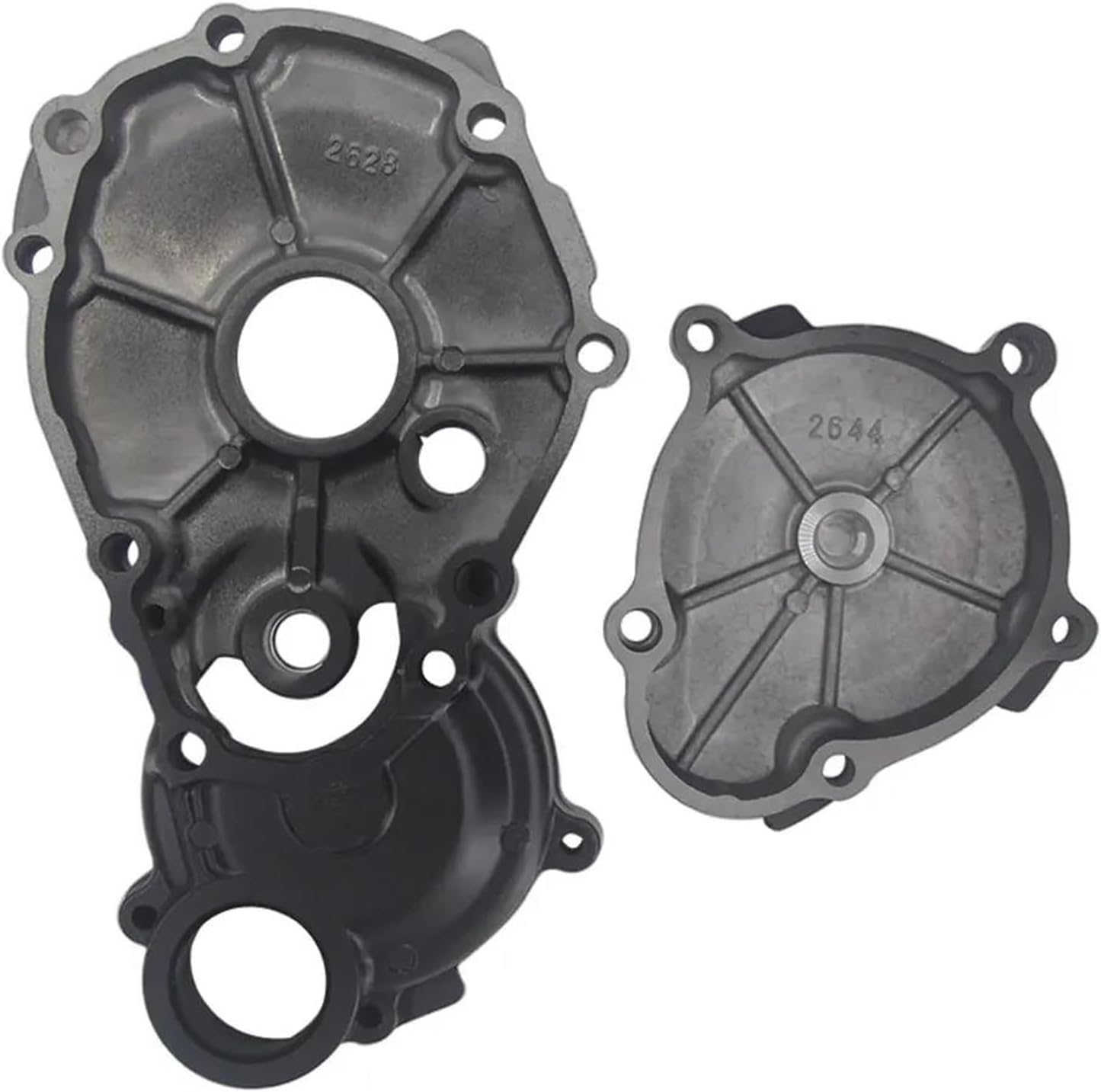 バイク用右ステータースターターエンジンクランクケースカバー に適合するハヤブサ1300 GSX1300R 1999-2022、GSX